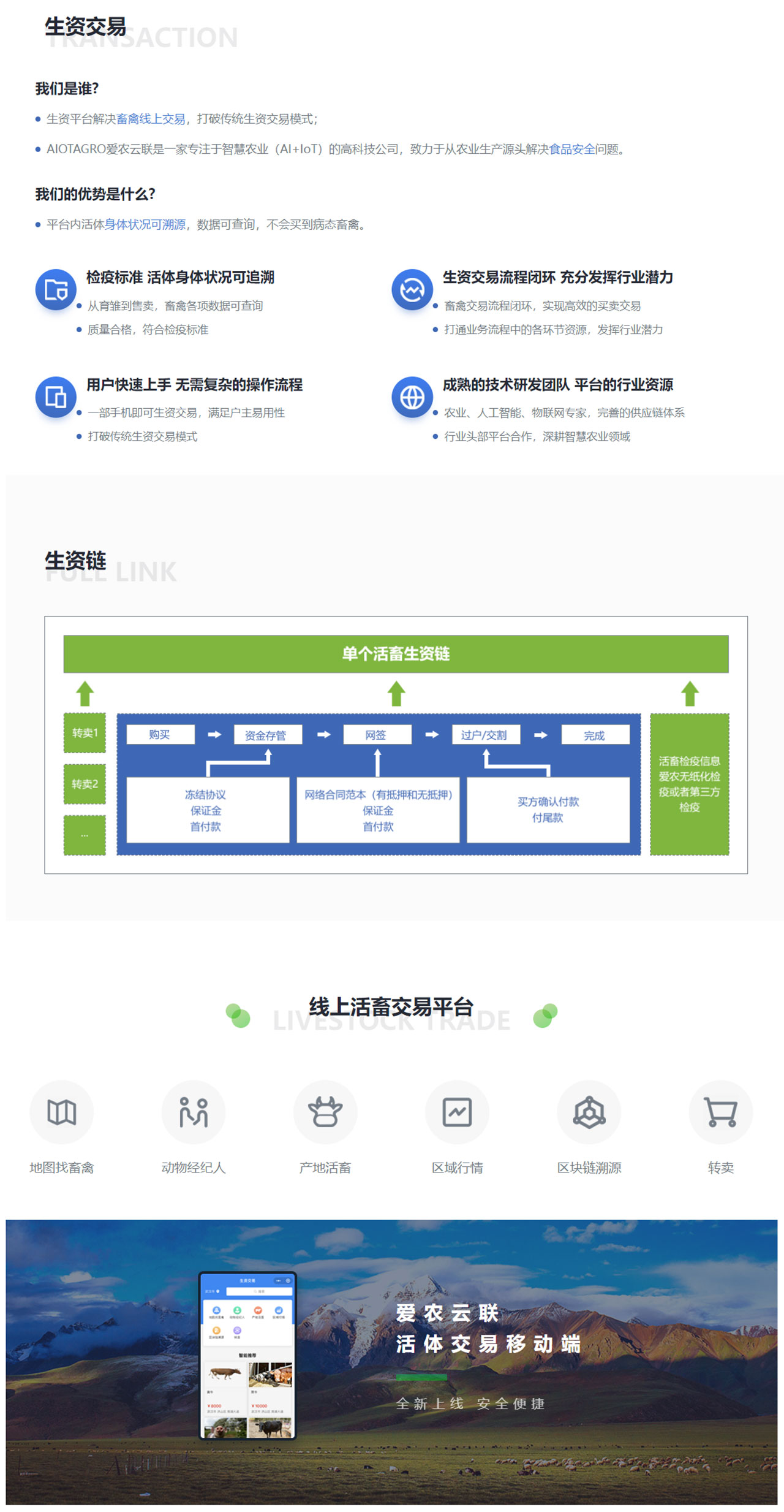 网上畜牧交易平台解决方案 网上畜牧交易平台解决方案